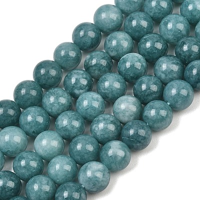 Natural Dyed White Jade Beads Strands GG-CBAEB22-B01-10mm-04-1