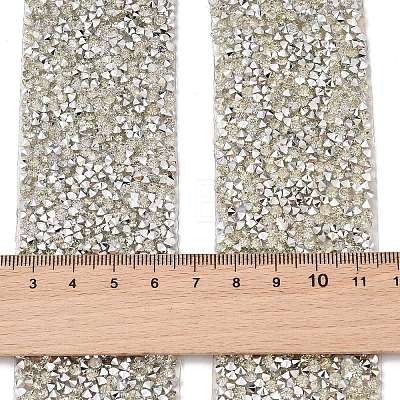 Glitter Resin Hotfix Rhinestone(Hot Melt Adhesive On The Back) OCOR-XCP0002-34-1