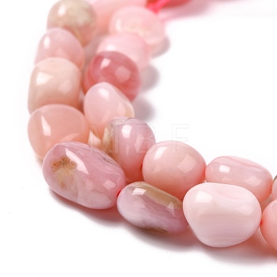 Natural Pink Opal Beads Strands G-F706-10B-1