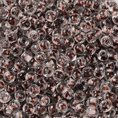 Transparent Inside Colours Glass Seed Beads X1-SEED-A032-04S-1