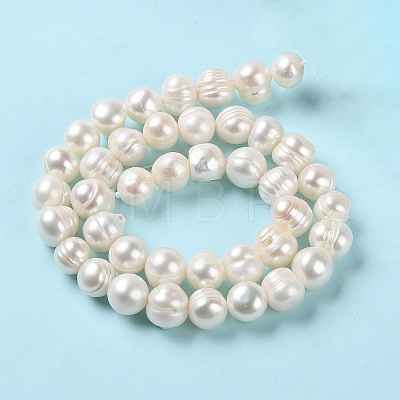 Natural Cultured Freshwater Pearl Beads Strands PEAR-E018-02-1