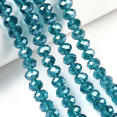 Electroplate Glass Beads Strands LS-EGLA-A034-T10mm-A33-1