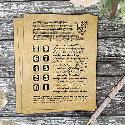 Custom PVC Plastic Clear Stamps DIY-WH0448-0124-1