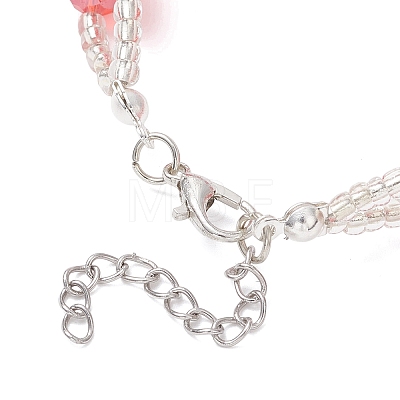 Glass Beaded Bracelets for Women BJEW-JB12736-1