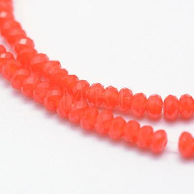 Opaque Glass Beads Strands EGLA-J144-NB03-1