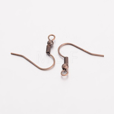Brass Earring Hooks X-EC135Y-NFR-1