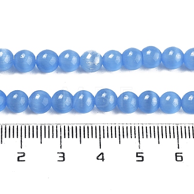 Cat Eye Beads Strands X-CE-R002-6mm-07-1