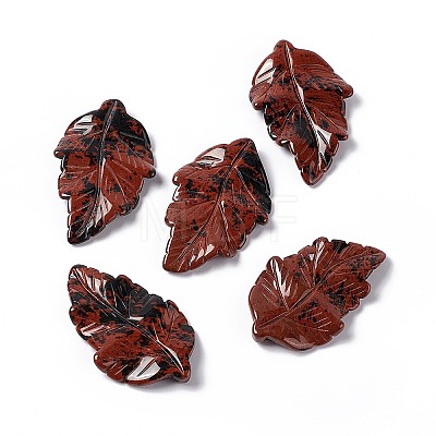 Natural Mahogany Obsidian Pendants G-I336-01-09-1