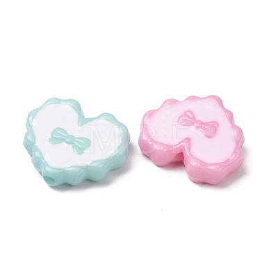 Opaque Enamel Acrylic Beads AC-CBAE647-17-1
