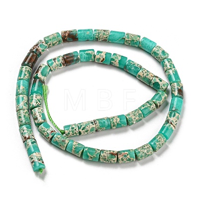 Synthetic Imperial Jasper Beads Strands G-Q1008-A03-1
