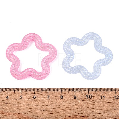 Luminous Transparent Acrylic Beads OACR-Q204-28-1
