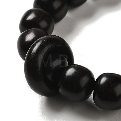 Ebony Mala Bead Bracelets BJEW-B080-21-1