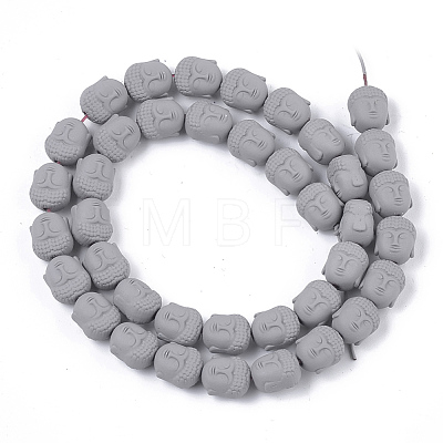 Spray Painted Non-magnetic Synthetic Hematite Beads Strands G-T116-28-11-1