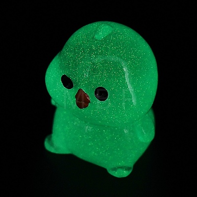 Chick Luminous Resin Display Decorations DJEW-F023-C03-1