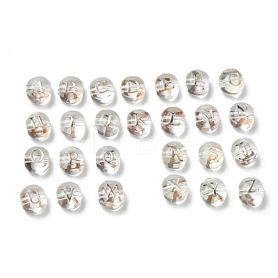 26Pcs Transparency Glass Beads GLAA-Q001-04A-1
