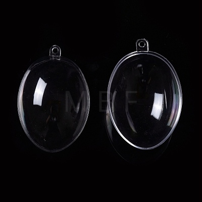 Openable Transparent Plastic Pendants CON-K007-07C-1