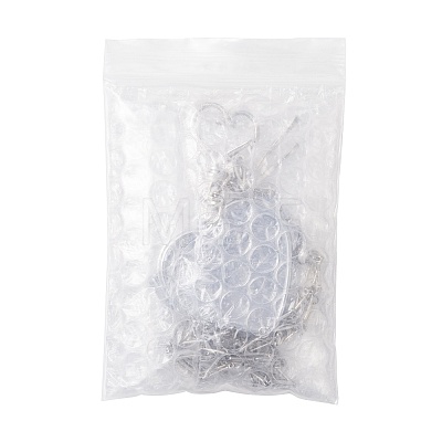Stainless Steel Portable Lipstick Pouch Pendant Decorations HJEW-FS00104-1