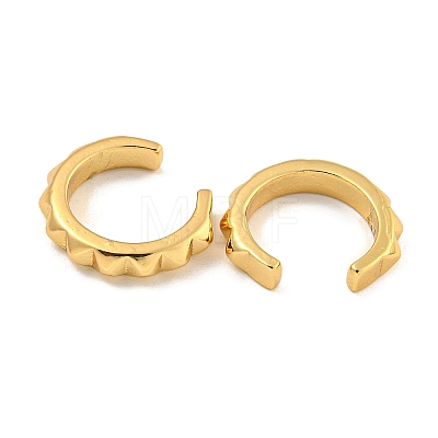 Brass Cuff Earrings for Women EJEW-C104-127G-1