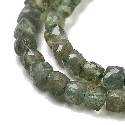 Natural Green Apatit Beads Strands G-H042-A12-02C-1