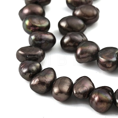 Dyed Natural Cultured Freshwater Pearl Beads Strands PEAR-A006-19B-1