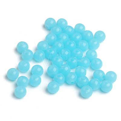 Fluorescent Acrylic Beads MACR-R517-6mm-05-1