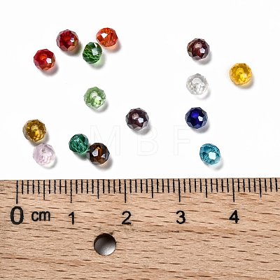 15 Colors Electroplate Glass Beads EGLA-JP0002-02B-4mm-1