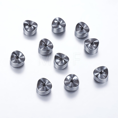 Non-magnetic Synthetic Hematite Beads Strands G-P338-05A-8x4mm-1