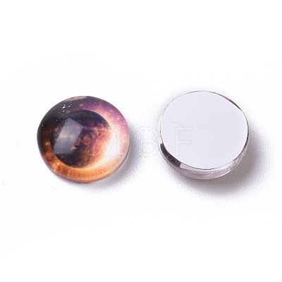 Glass Cabochons GLAA-WH0015-15B-07-1