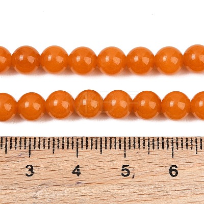 Dyed Natural White Jade Beads Strands GG-CBAD029-A08-6mm-1