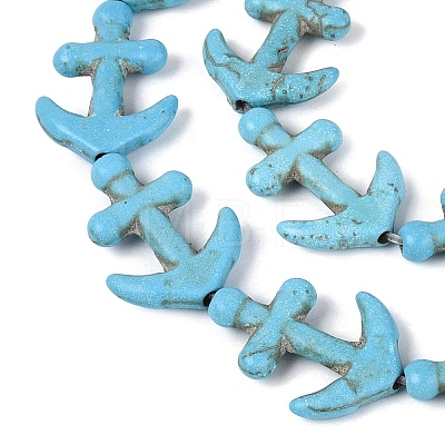 Synthetic Turquoise Beads Strands G-N364-04A-01-1