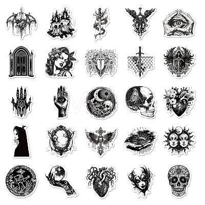 Skull Stickers Self-Adhesive Stickers PW-WG34255-01-1