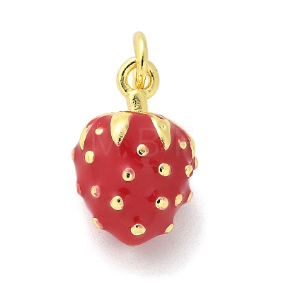 Brass Enamel Pendants KK-S511-01B-G-1