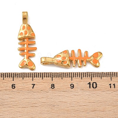 304 Stainless Steel Enamel Pendants STAS-C150-01D-02-1
