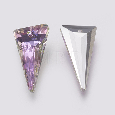K9 Glass Rhinestone Pendants GLAA-K034-J02-1