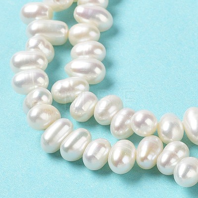 Natural Cultured Freshwater Pearl Beads Strands PEAR-J007-51-1