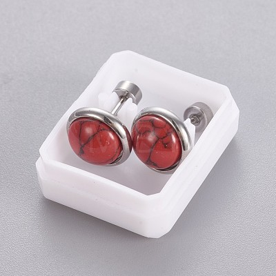 304 Stainless Steel Earlobe Plugs EJEW-F227-20P-B-1