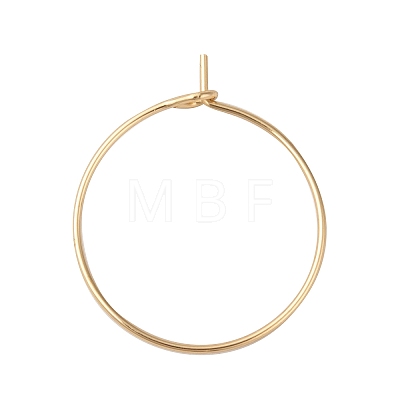 316L Surgical Stainless Steel Hoop Earring Findings X-STAS-G229-07G-01A-1