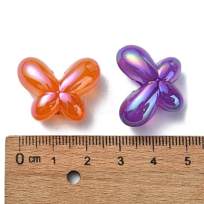 Imitation Jelly Acrylic Beads X-OACR-E033-14-1