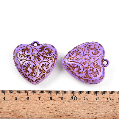 Opaque Acrylic Pendants SACR-T017-15F-1