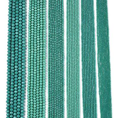 Opaque Solid Color Imitation Jade Glass Beads Strands EGLA-A044-P4mm-D31-1