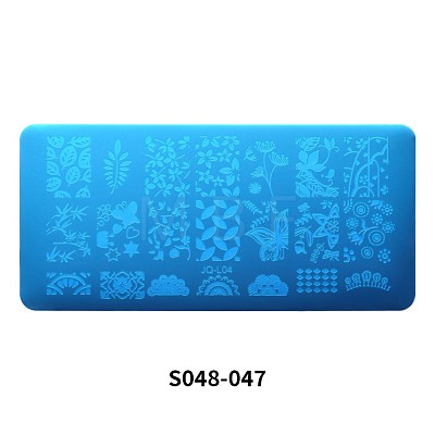 Stainless Steel Nail Art Templates Stamping Plate Set MRMJ-S048-047-1