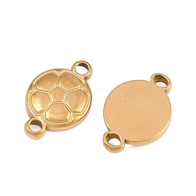 304 Stainless Steel Sports Ball Links Connector Charms STAS-Z203-10G-01-1
