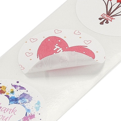 Thank You Theme Self Adhesive Paper Stickers DIY-M023-02A-1