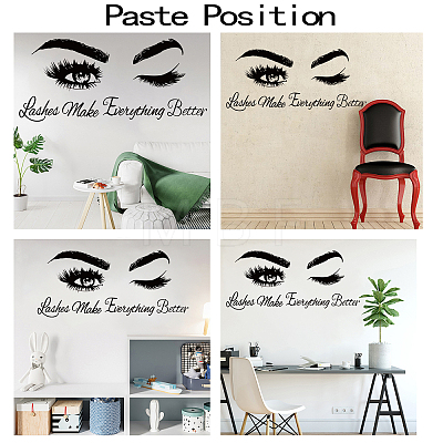 PVC Wall Stickers DIY-WH0228-018-1