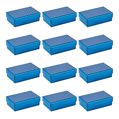 Rectangle Cardboard Paper Jewelry Box CON-TAC0015-01E-1