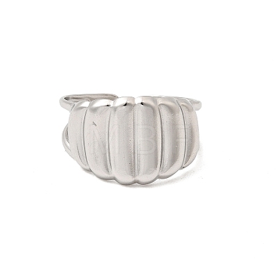 304 Stainless Steel Cuff Open Rings LS-STAS-H259-05P-1