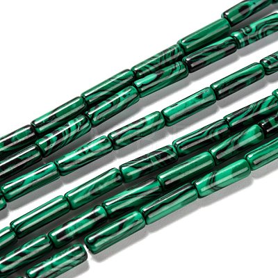 Synthetic Malachite Beads Strands G-F247-41-1