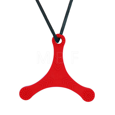 Dart Shape Food Grade Eco-Friendly Silicone Pendants PW-WGD6024-03-1