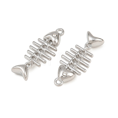 Rack Plating Alloy Rhinestone Pendants RB-CBAB71D-02P-1