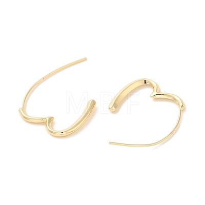 Brass Studs Earrings EJEW-Z044-01A-1